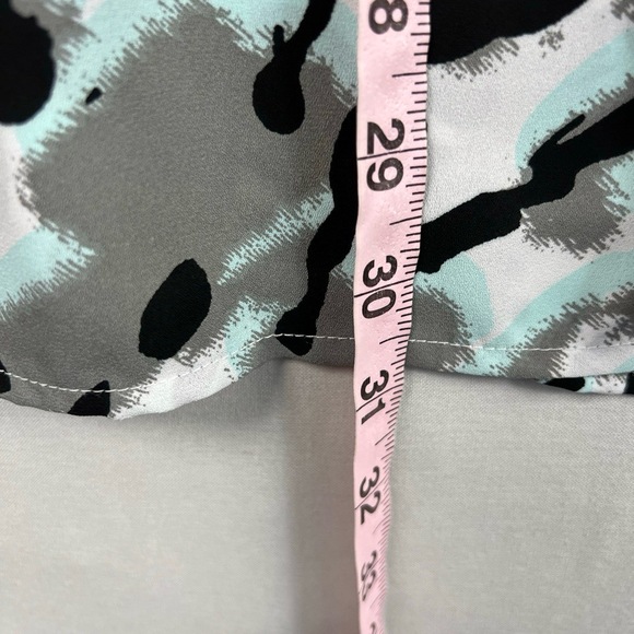 Christian Siriano For Lane Bryant Blouse Womens 22/24 Leopard Animal Print - Picture 8 of 12